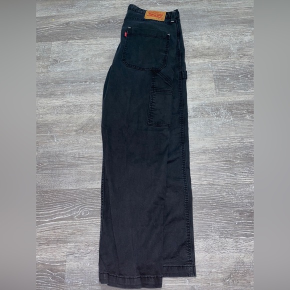 Levi’s Men's Utility Fit Workwear Straight Jeans Black Canvas Size 32W X 30 L - Picture 5 of 8